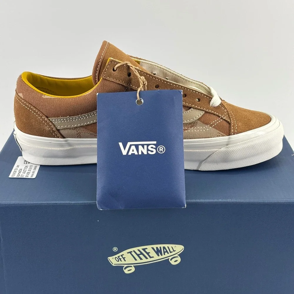 Vans Lx Old Skool 36 Men 7.5 Desert Chipmunk Camo Suede Sneakers New VN000D9RF06